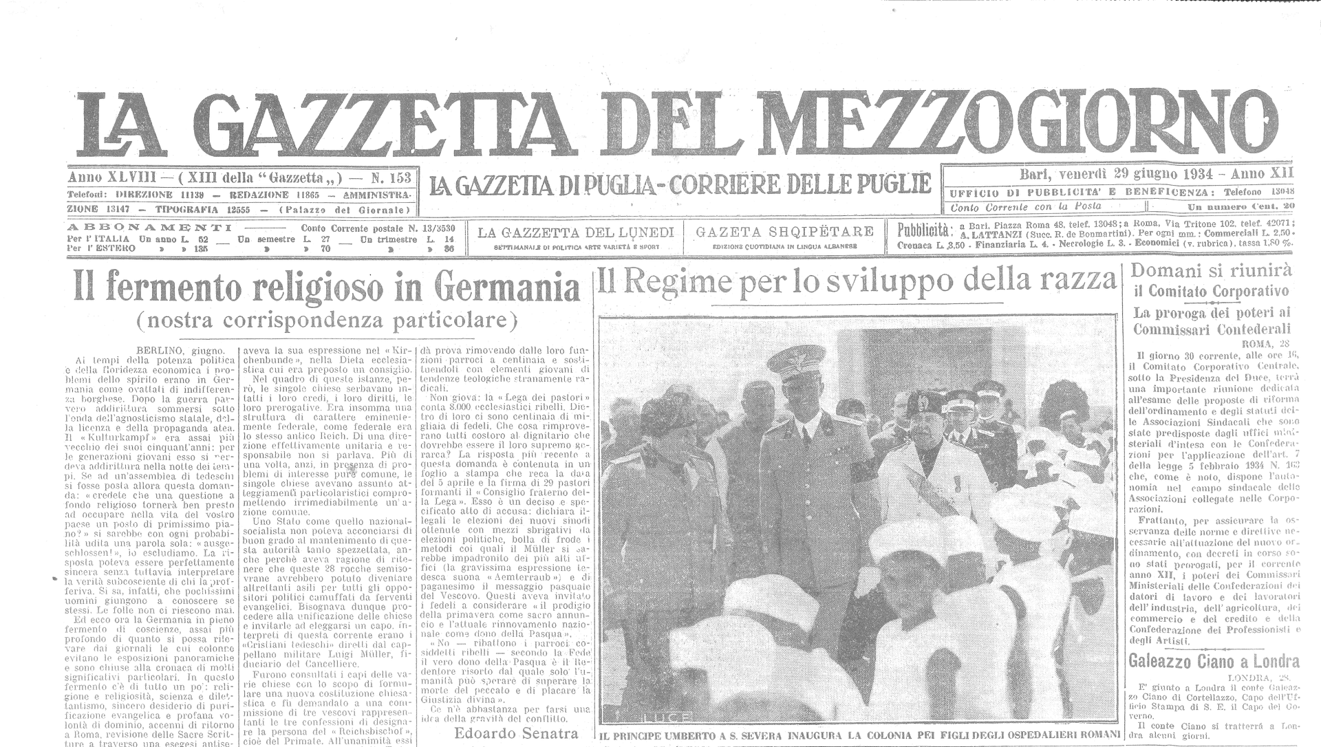 29 giugno 1934