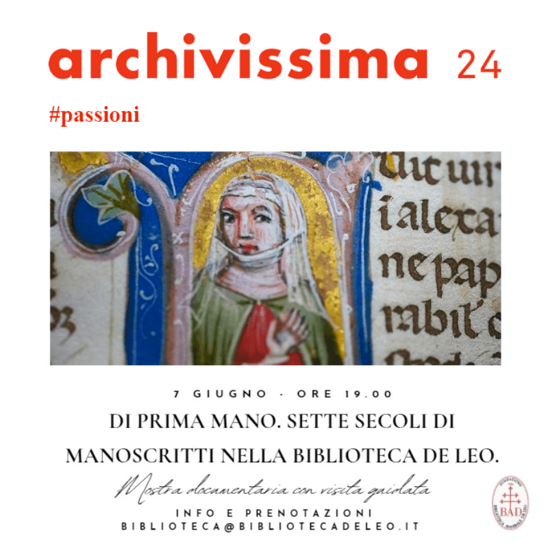 de leo archivissima logo rosso 800x800